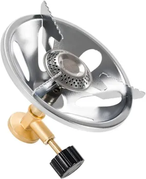 BESPORTBLE Camping Accessories Portable Outdoor Gas Stove Stainless Steel Burner Head for Efficient Cooking