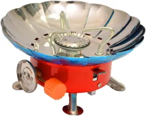 BESPORTBLE Outdoor Cooker Burner Gas Stove for Camping Portable Design Windproof Stove