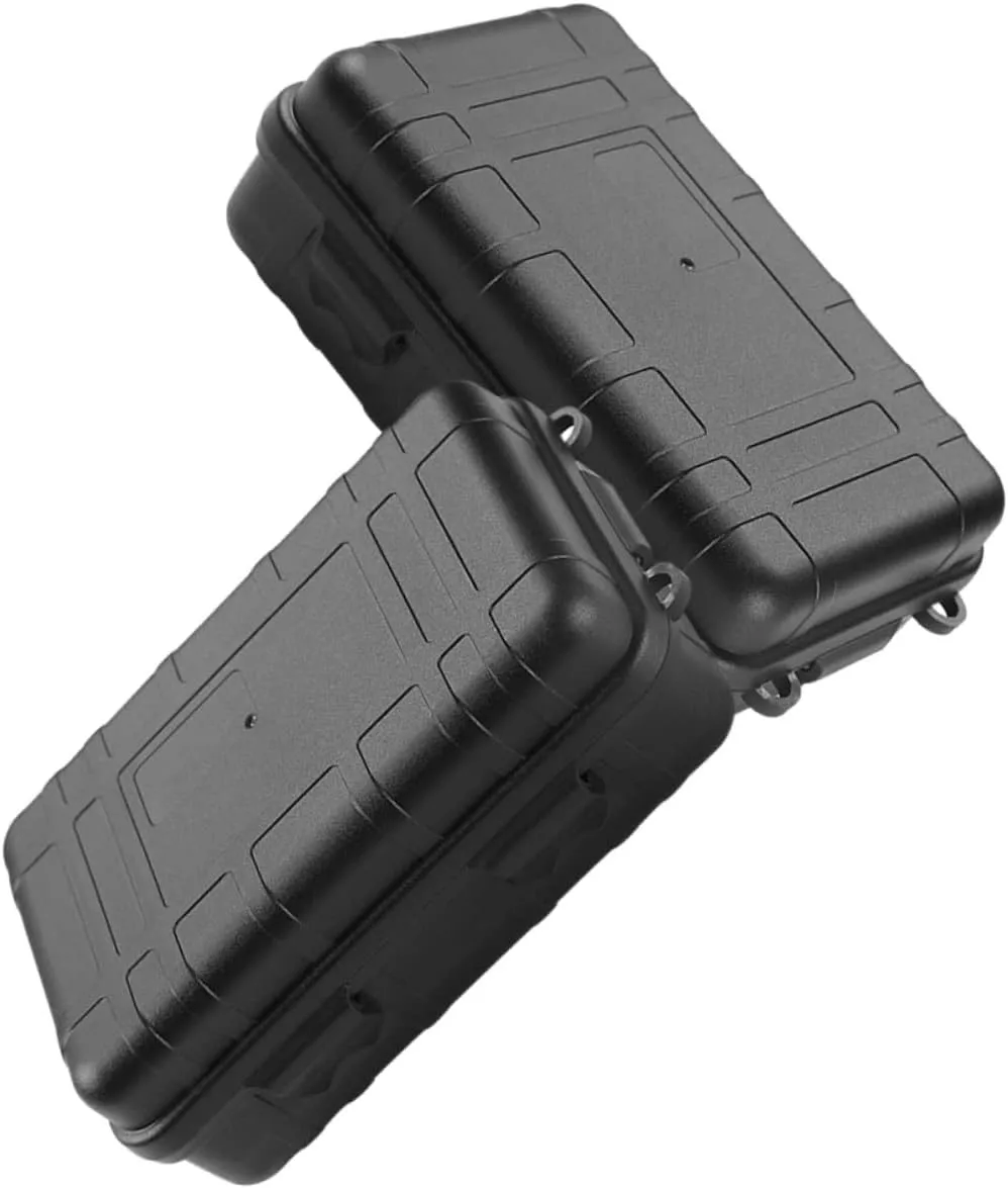 BESPORTBLE Shockproof Gear Outdoor Storage Container 2pcs Box for Hiking Field Use