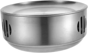 BESTYASH Hot Alcohol Portable Stove Rack Camping Alcohol Burner Stainless Steel Grill Holding Furnace