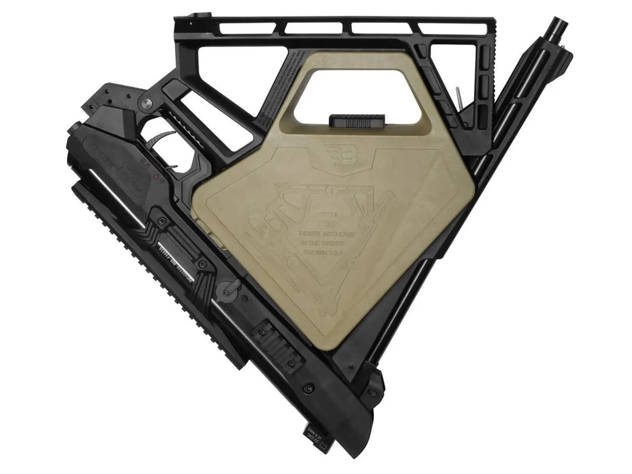 Black Bunker BM8 Breakbarrel Survival .22cal Pellet Airgun Rifle Black