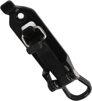 Black Shovel Roof Rack Metal Rubber Clip Wall Mount Shovel Roof Rack Locking Adjustable Clip Truck Boat Suitable for Outdoor Adventures