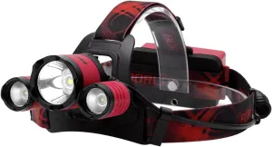 BORUIT B21 Headlamp Rechargeable, LED Super Bright Head Lights for Forehead, Battery Powered, 4 Modes Head Lamp 90° Adjustable, IPX5 Waterproof