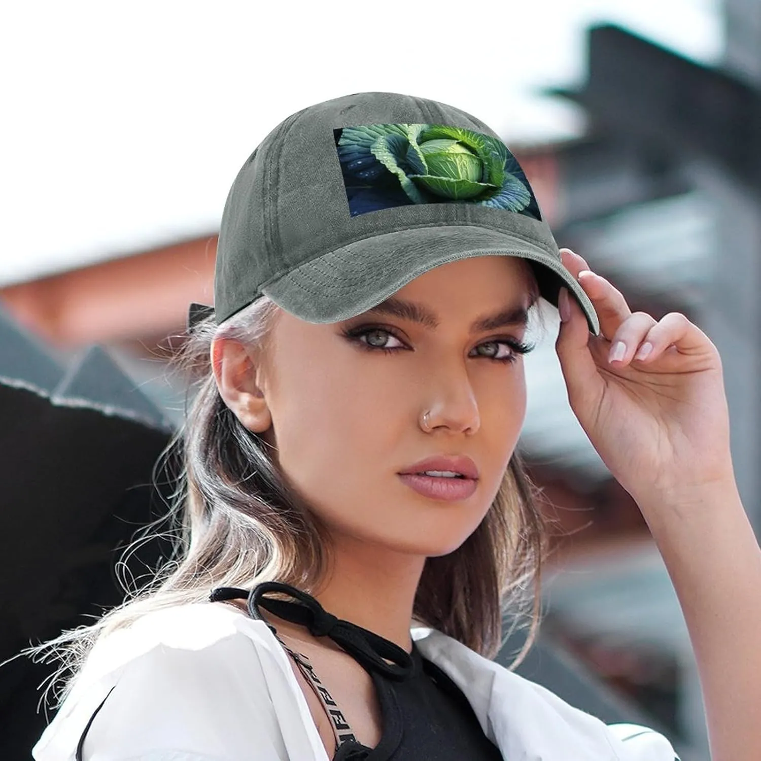 Bright Cabbage Baseball Cap for Women Men Golf Dad Hat Adjustable Classic Baseball Hat Outdoor Sports Caps,