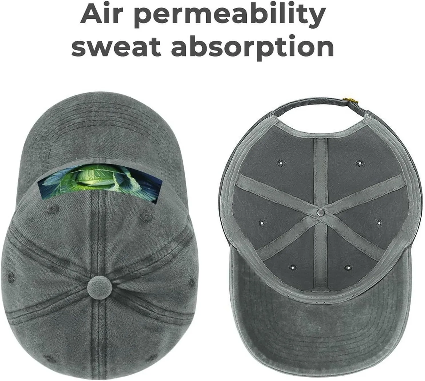 Bright Cabbage Baseball Cap for Women Men Golf Dad Hat Adjustable Classic Baseball Hat Outdoor Sports Caps,