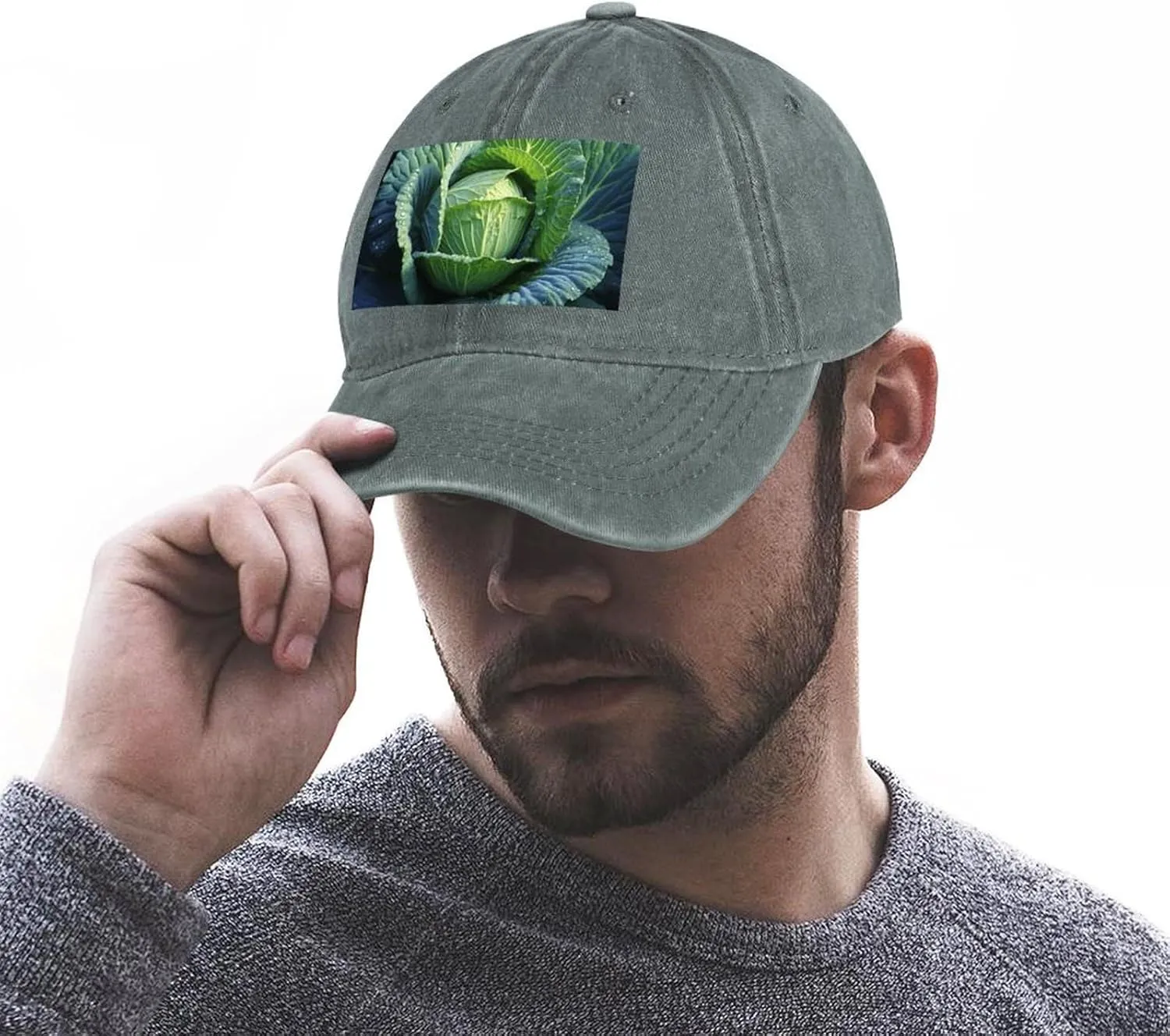 Bright Cabbage Baseball Cap for Women Men Golf Dad Hat Adjustable Classic Baseball Hat Outdoor Sports Caps,