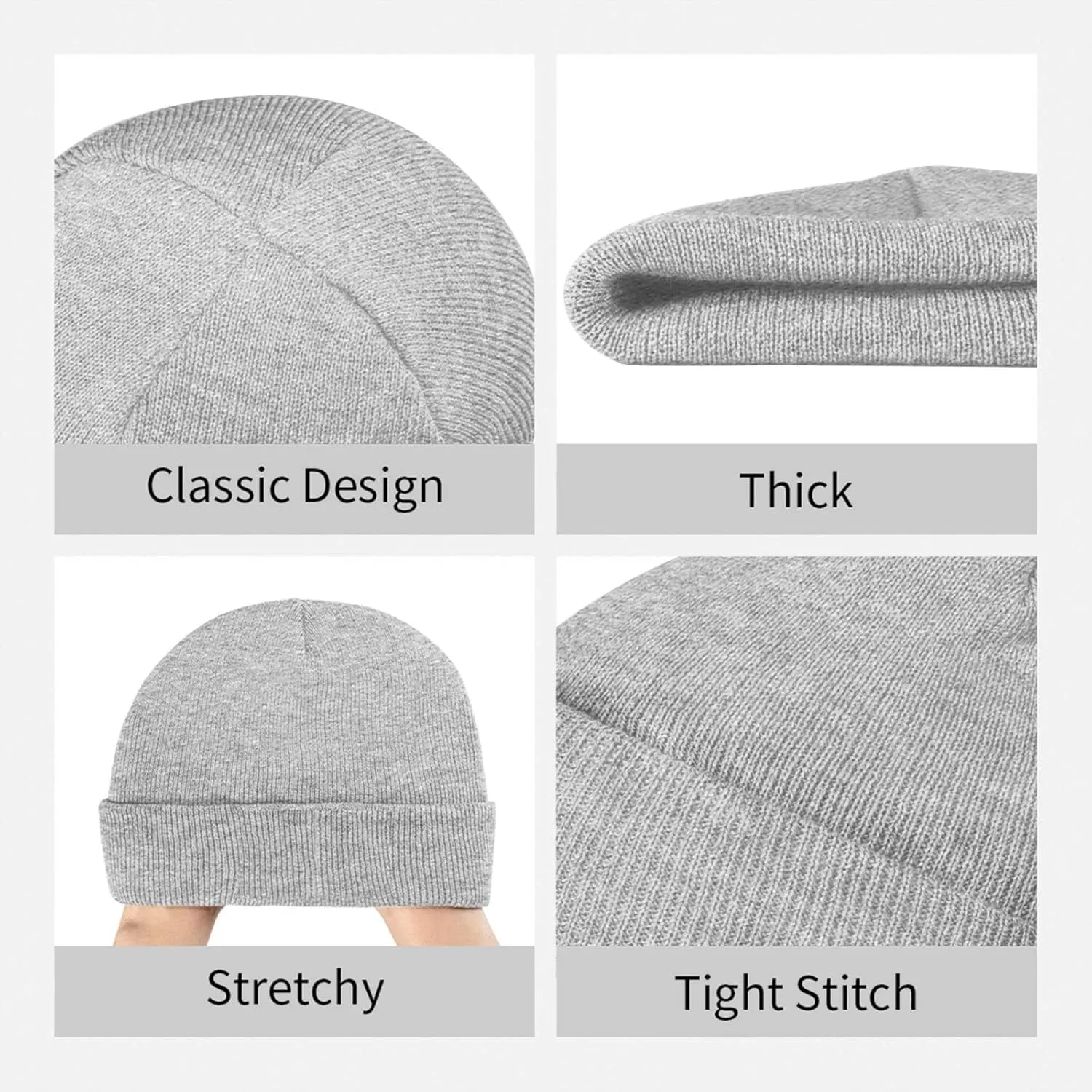 Bright Cabbage Print Windproof Hat Beanie Hat Winter Hat Beanie Hat Soft Knit Cap for Men and Women