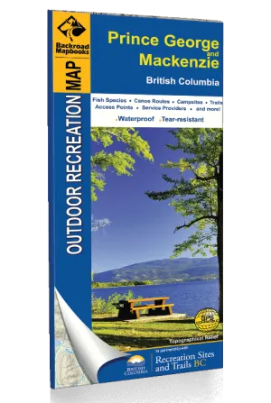 BRMB Prince George & Mackenzie BC Waterproof Map