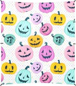 Burbuja Halloween Pumpkins Beach Canopy Windproof Beach Tent Sun Shade with 4 Sandbags & Sand Shovel, Portable Sun Shelter for Family Camping Picnic