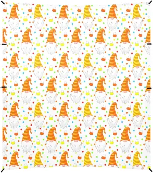 Burbuja Orange Gnomes Beach Canopy Windproof Beach Tent Sun Shade with 4 Sandbags & Sand Shovel, Portable Sun Shelter for Family Camping Picnic