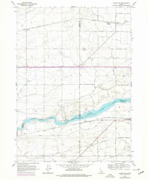 Burley SW ID topo map, 1:24000 Scale, 7.5 X 7.5 Minute, Historical, 1964, Updated 1978, 26.7 x 22 in