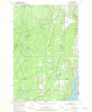 Burley WA topo map, 1:24000 Scale, 7.5 X 7.5 Minute, Historical, 1953, Updated 1969, 26.7 x 22.1 in