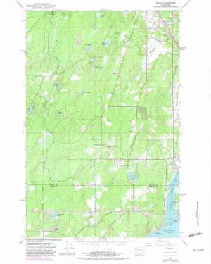Burley WA topo map, 1:24000 Scale, 7.5 X 7.5 Minute, Historical, 1953, Updated 1982, 26.7 x 22 in