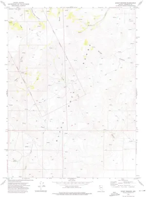 Burnt Springs NV topo map, 1:24000 Scale, 7.5 X 7.5 Minute, Historical, 1972, Updated 1976, 26.9 x 21.9 in