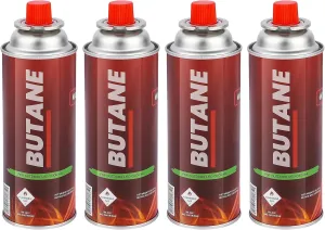 Butane Fuel Canisters for Portable Camping Stoves