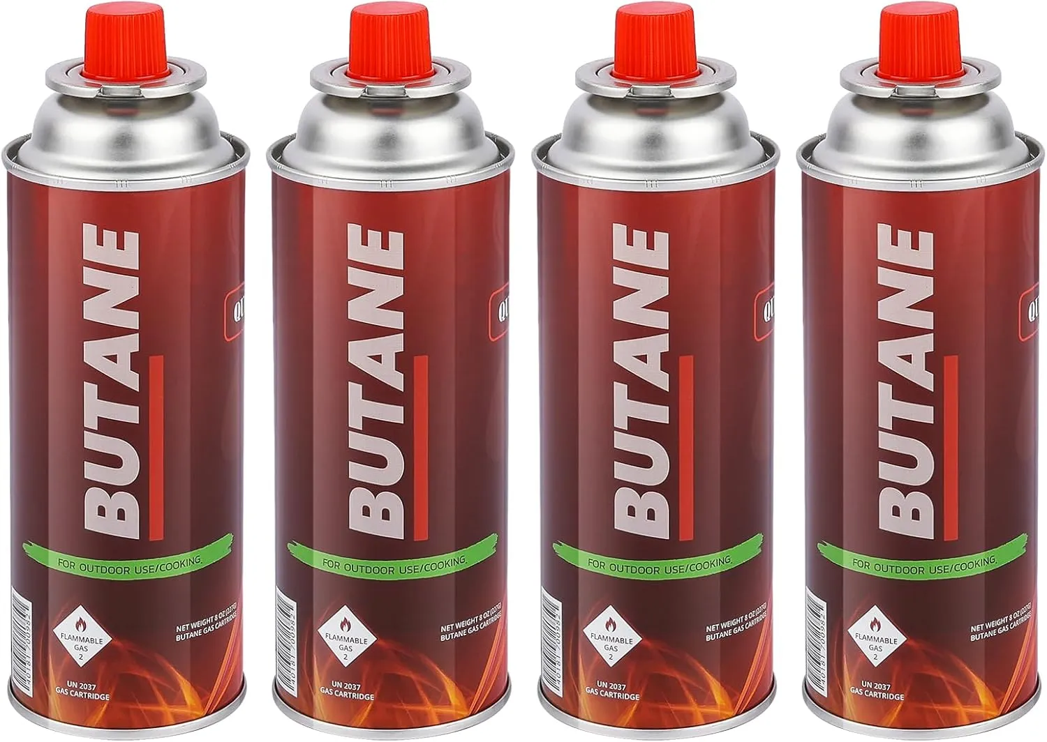Butane Fuel Canisters for Portable Camping Stoves
