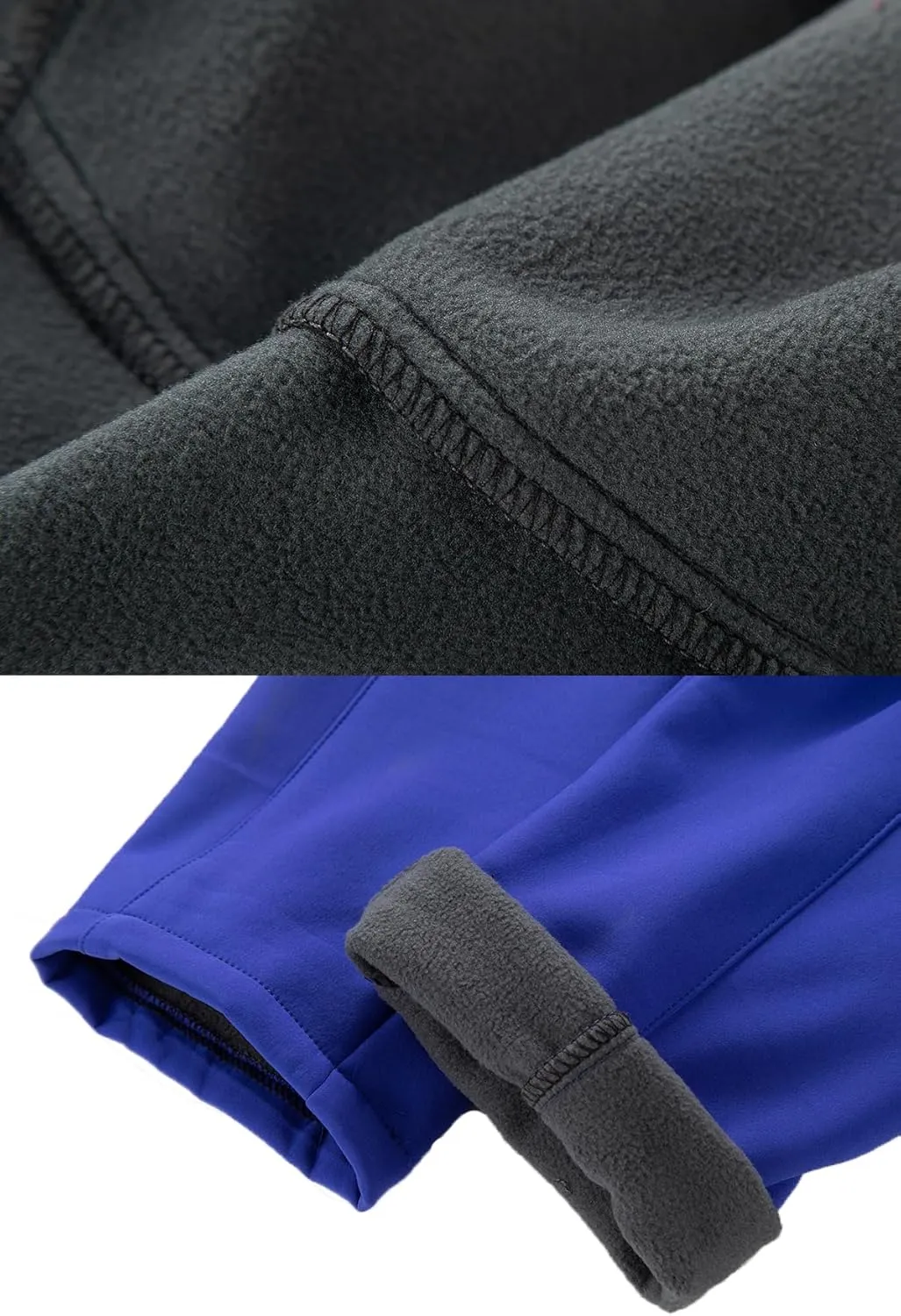 CAMLAKEE Kids Waterproof Hiking Pants Boys Girls Warm Winter Fleece Lined Outdoor Snow Ski Pants