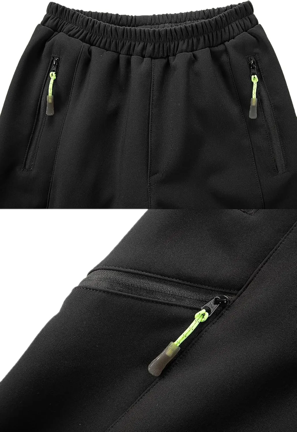 CAMLAKEE Kids Waterproof Hiking Pants Boys Girls Warm Winter Fleece Lined Outdoor Snow Ski Pants
