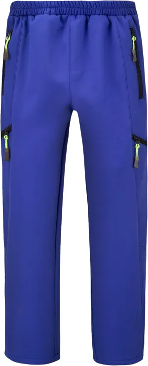 CAMLAKEE Kids Waterproof Hiking Pants Boys Girls Warm Winter Fleece Lined Outdoor Snow Ski Pants