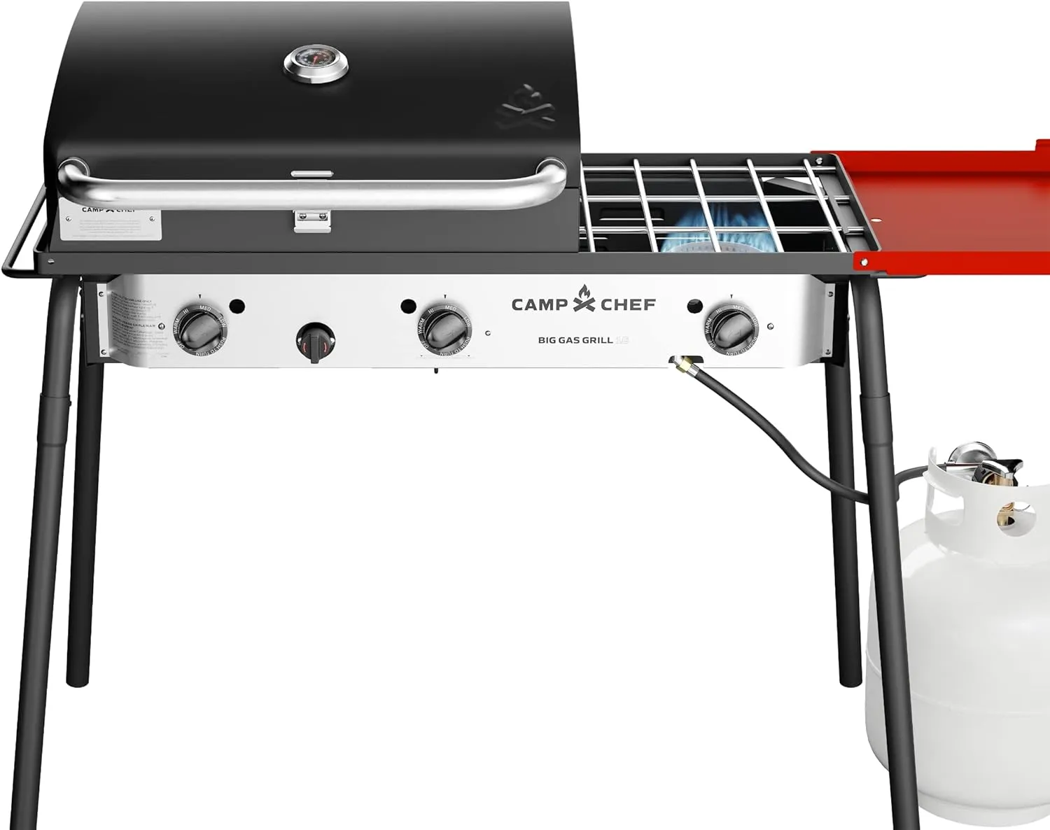 Camp Chef Big Gas Grill 16-3-Burner Propane Gas Stove - Includes Deluxe BBQ Grill Box - Perfect for Grilling & Outdoor Cooking - 30,000 BTU Burners - 608 Sq In Cooking Space