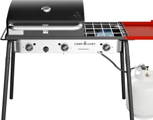 Camp Chef Big Gas Grill 16-3-Burner Propane Gas Stove - Includes Deluxe BBQ Grill Box - Perfect for Grilling & Outdoor Cooking - 30,000 BTU Burners - 608 Sq In Cooking Space