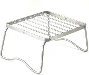 Camping BBQ Portable Mini Stainless Steel BBQ Folding Grill Compact Grill BBQ for Picnics Hiking Backyards Survival-23 * 19.5cm