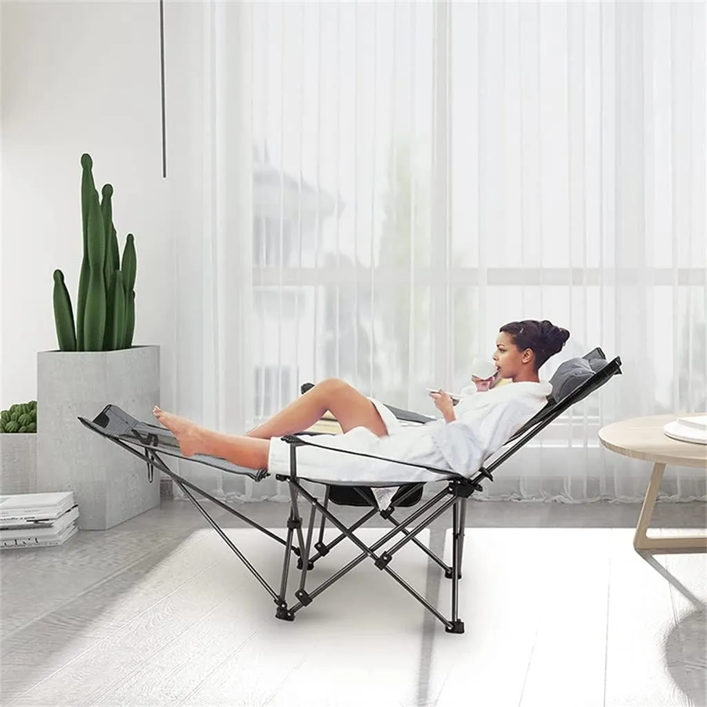Camping Chair Folding Portable Recliner Beach Sun Patio Chaise Lounge Pool Lawn Lounger Chairs for Adults