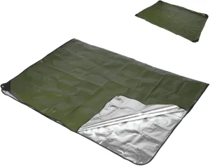 Camping Emergency Blanket Windproof Survival Blanket for Outdoor Use Lightweight Thermal Awning Cloth for Picnics Camping and Sporting Events