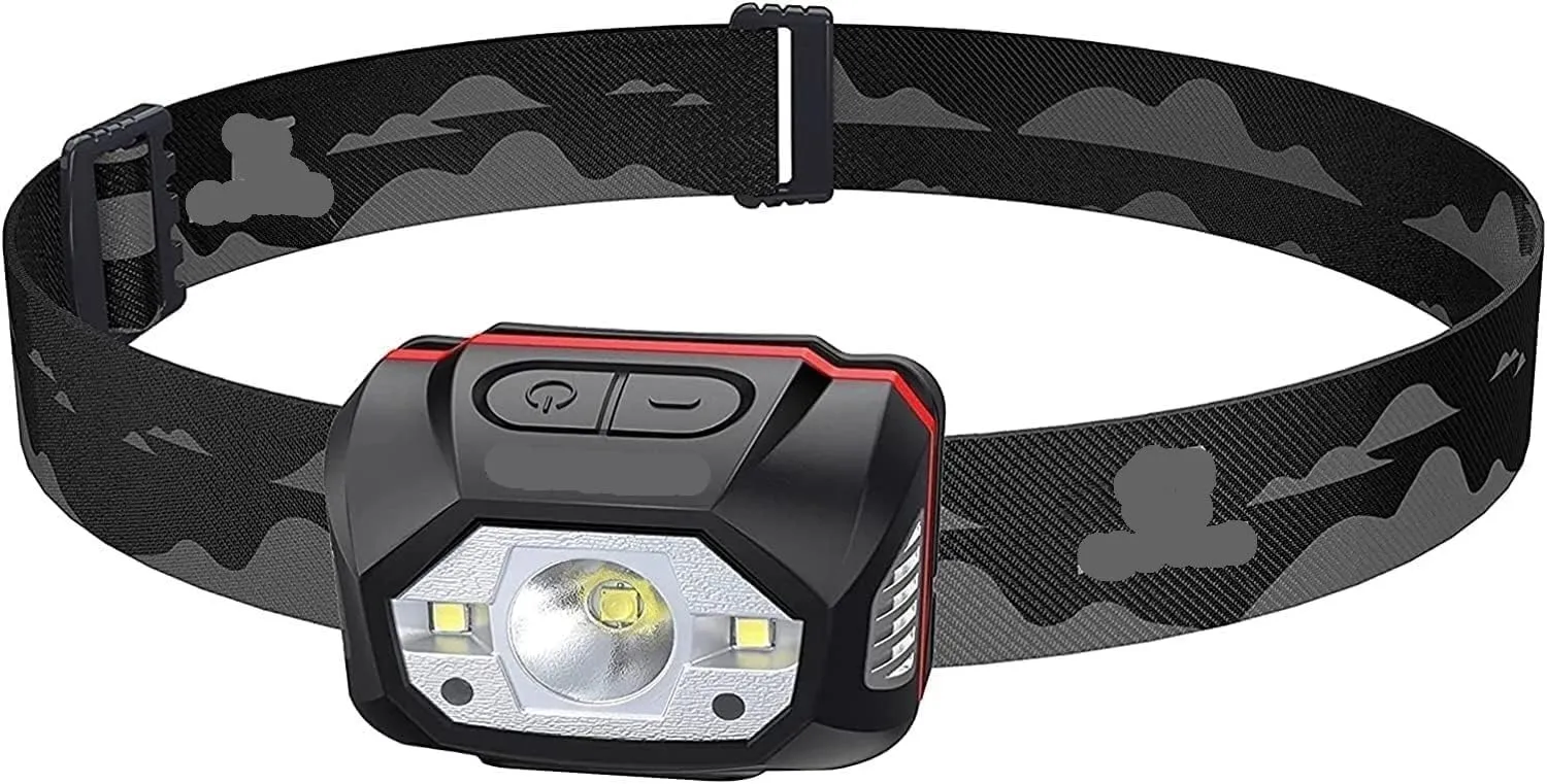 Camping Essentials,Head Torch LED Headlamp Rechargeable Motion Sensor Headlight 440Lumens 70 Hours Max Runtime Battery USB Rechargeable Headlamp Waterproof Headlight for Running Camping Fish