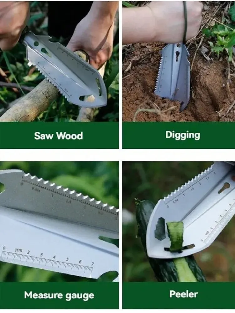 Camping Portable Engineer Shovel – Multi-Functional Tactical Hand Shovel for Survival & Outdoor Use