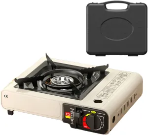 Camping Stove - Barbecue Grill Cooktop - Compact Camp Stove | Propane Camping Stove With Case Lightweight Windproof Burner Stove For Backyard, Hunting, Hiking, Picnic, Camping