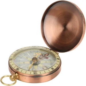 Camping Survival Compass Metal Pocket Compass Kids Compass for Hiking Camping Hunting Climbing, Military Navigation Tool(Compass)