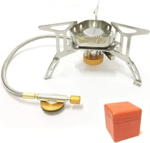 Camping Wood Stove Folding Wood Burning Stove Stainless Steel Pocket Stove Outdoor Cooking Picnic for Outdoor Hiking