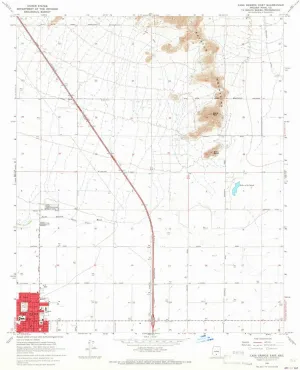 Casa Grande East AZ topo map, 1:24000 Scale, 7.5 X 7.5 Minute, Historical, 1965, Updated 1967, 26.7 x 22.1 in