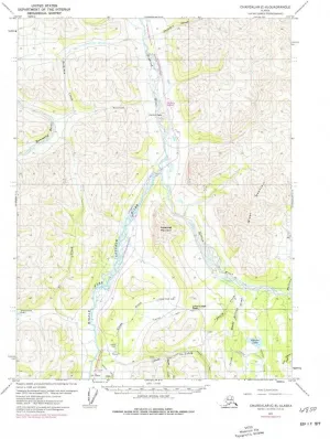 Chandalar C 6 AK topo map, 1:63360 Scale, 15 X 15 Minute, Historical, 1971, Updated 1977, 22 x 18.1 in