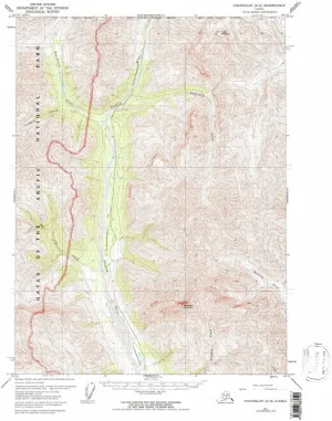 Chandalar D 6 AK topo map, 1:63360 Scale, 15 X 15 Minute, Historical, 1971, Updated 1997, 21.6 x 18 in