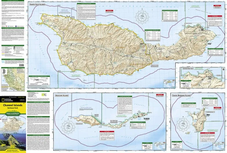 Channel Islands National Park Map