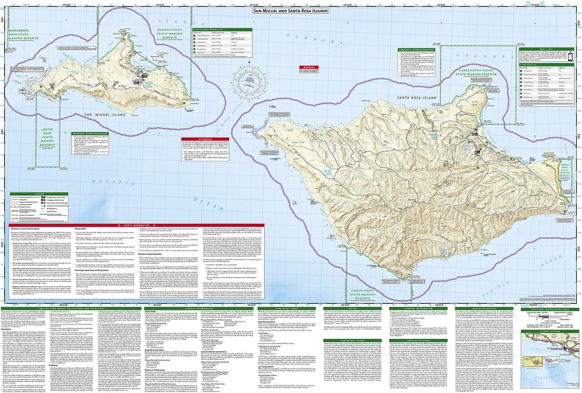 Channel Islands National Park Map