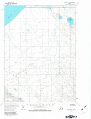 Chignik B 6 AK topo map, 1:63360 Scale, 15 X 15 Minute, Historical, 1963, Updated 1982, 21.7 x 18 in - Polypropylene