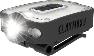 Claymore Capon 40B (Black) - LED Rechargeable Clip-On Cap Headlamp, Lightweight Hat Light for Camping, Running, Hiking, Emergency & Industrial Use, Waterproof, USB-C, Up to 12 Hours of Battery Life.