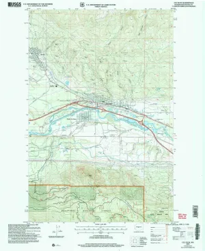 Cle Elum WA topo map, 1:24000 Scale, 7.5 X 7.5 Minute, Historical, 2003, Updated 2006, 26.9 x 22 in
