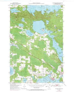 Cohasset West MN topo map, 1:24000 Scale, 7.5 X 7.5 Minute, Historical, 1953, Updated 1971, 27.23 x 21.53 in