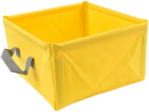 Collapsible Bucket,Outdoor Cloth Bucket Pack Sink Folding Square Bucket for Outdoor Camping Fishing Travelling Gardening Car Washing