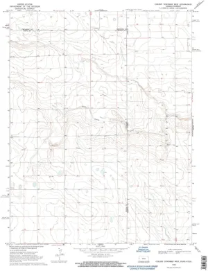 Colony Township West KS topo map, 1:24000 Scale, 7.5 X 7.5 Minute, Historical, 1969, Updated 1997, 26.85 x 20.83 in
