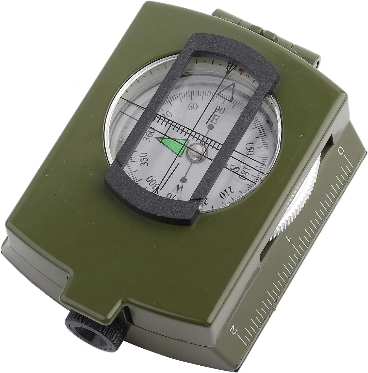 Compass, 2Colors Outdoor Sighting Night Light Waterproof Compass, Multifunctional Compass for Hiking Camping Hunting Outdoor