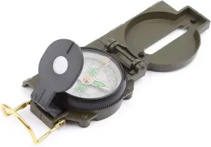 Compass Metal Camping Compass Waterproof for Camping Hiking Geology Activities