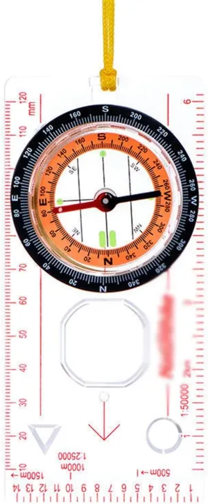 Compass Outdoor Multifunctional Genuine with Scale Travel by Walking Compass Anti-Shock Waterproof Hiking Clim Compass