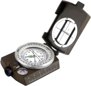 Compass Waterproof and Shakeproof, Hiking Compass, Compass Map Measurer Distance Calculator, Sighting Compass Increases Reading’s Accuracy