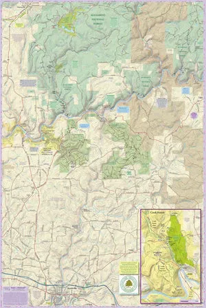 Cook Forest / Clear Creek, Pennsylvania Map