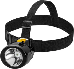 Coon Hunting Lights Waterproof Mining Light Explosion Proof Miners Headlamp Rechargeable Headlight Flashlight for Mining Coal Night Fishing Hunting Camping(Yellow)